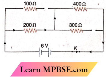 Class 12 Physics Current Electricity Electric Current and Ohm's Law Capacitor Will Be Open Circuit