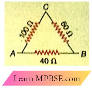 Class 12 Physics Current Electricity Electric Current and Ohm's Law Triangle Formed