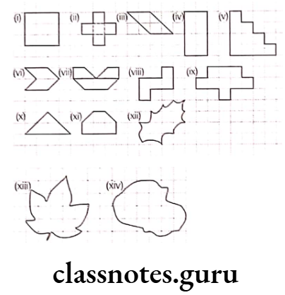 Class 6 Maths Chapter 10 Mensuration Exercise 10.2 Question 1