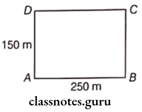 Class 6 Maths Chapter 10 Mensuration Long Answer Type Question 1
