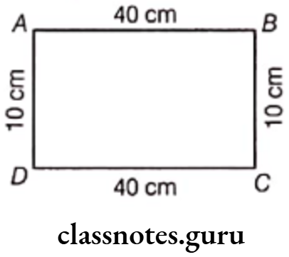 Class 6 Maths Chapter 10 Mensuration Question 4.1